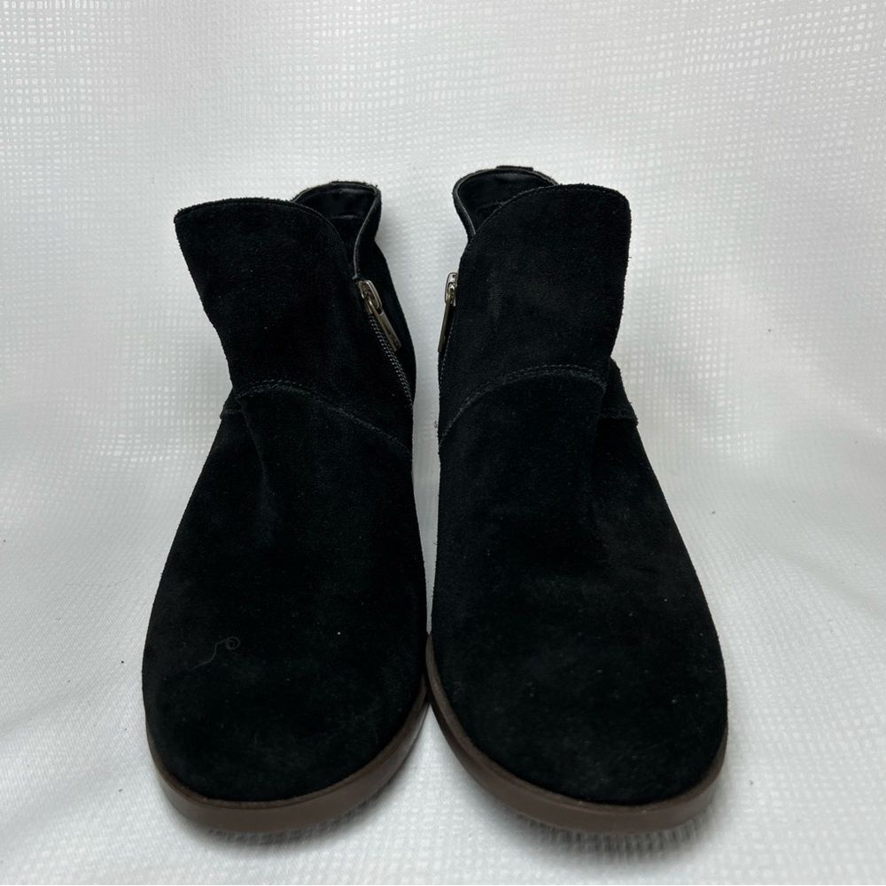 Koolaburra By UGG Boots Womens 8 Sofia Side Zip Low Bootie 1096440 Black Suede